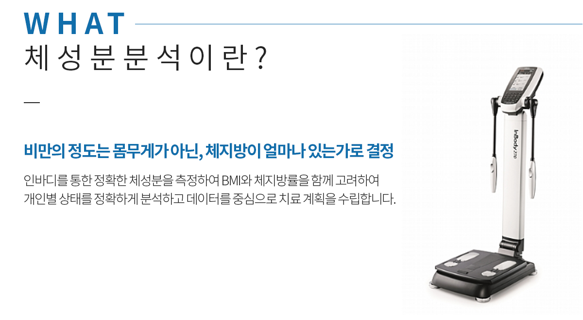 체성분분석이란?
